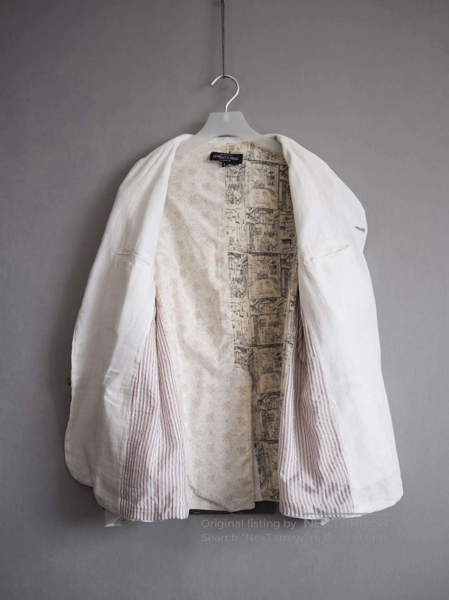 Geoffrey B. Small Geoffrey B. Small Antique Button Linen Suit. Size US L / EU 52-54 / 3 - 1 Thumbnail