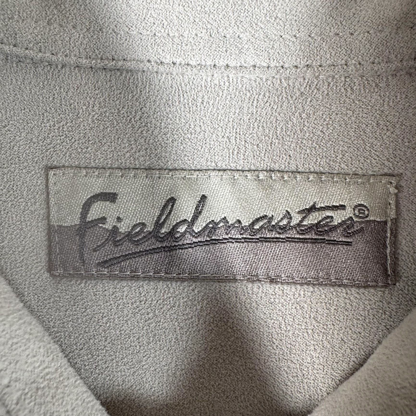 Vintage VINTAGE Fieldmaster Shirt Shacket 90s 2000s Microfleece Button-Up Long Sleeve Beige 100% Polyester Mens Large Pockets Size US L / EU 52-54 / 3 - 6 Thumbnail