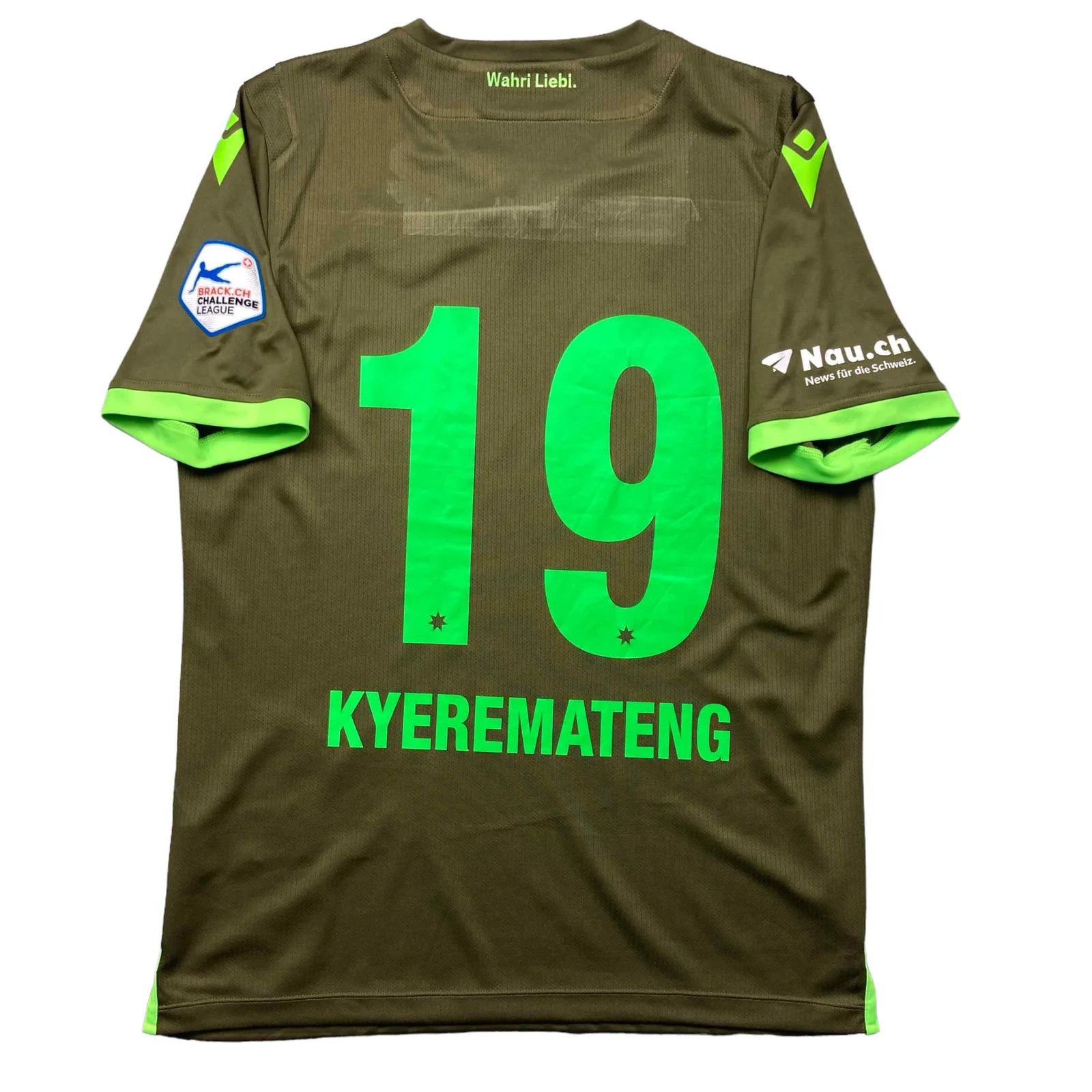 Macron FC Thun 2020-21 Macron Kyeremateng football jersey size XL Size US XL / EU 56 / 4 - 1 Thumbnail