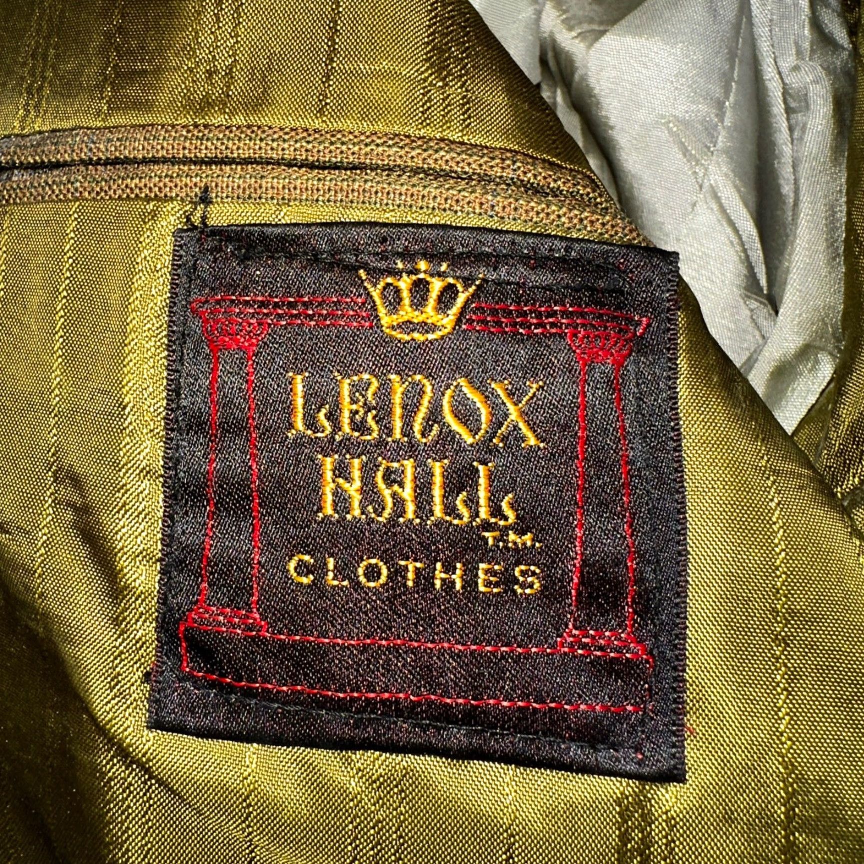 Vintage VINTAGE Lenox Hall 3 PC Suit Jacket Coat Pants Vest Rockabilly 70s 1970s Brown 42 Mens Plaid Mid Century Size 42R - 4 Thumbnail