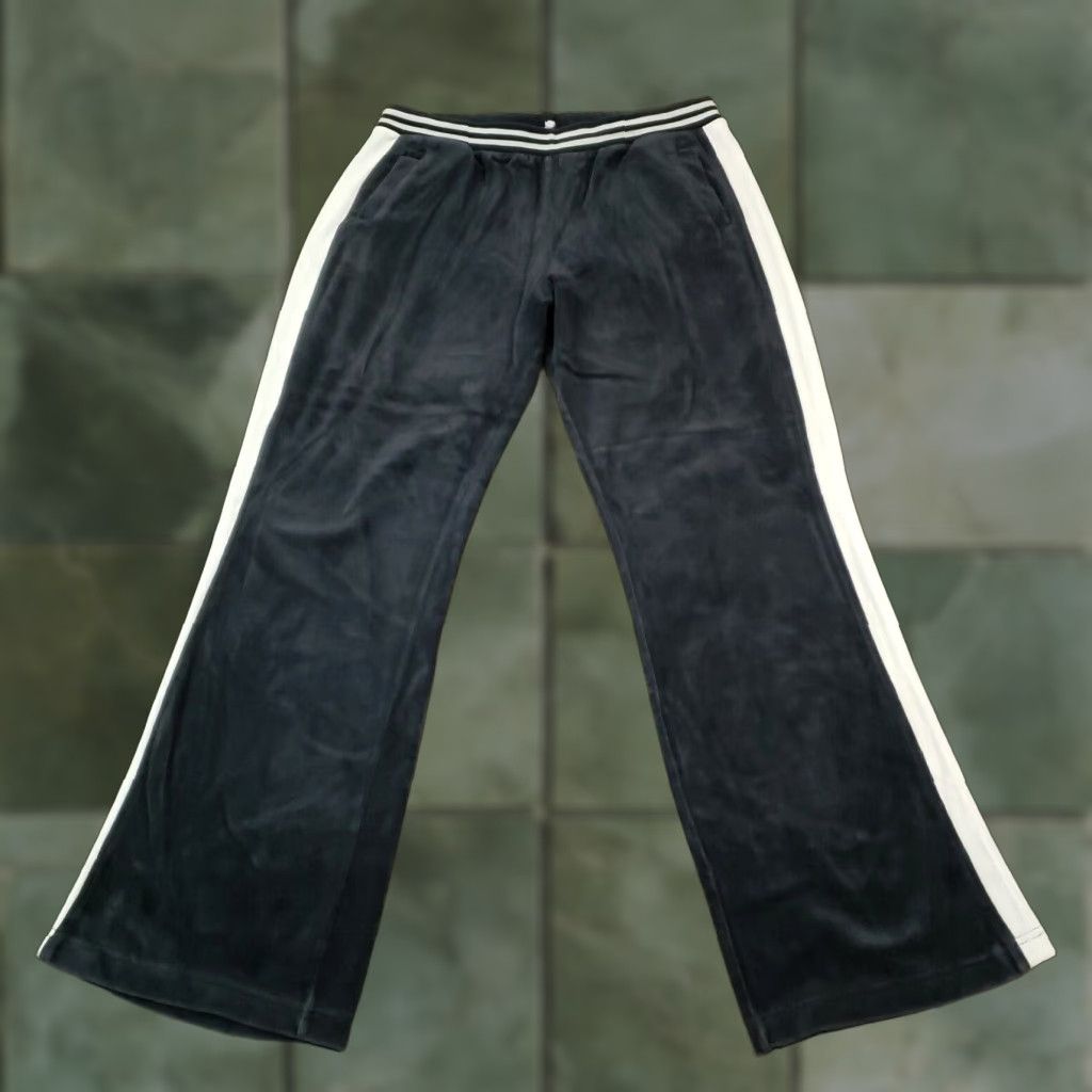 Southpole South Pole Womens Blue Velour Stretch Pants 2XL High Waist Comfort Pocket Size 40" / US 18 - 1 Thumbnail