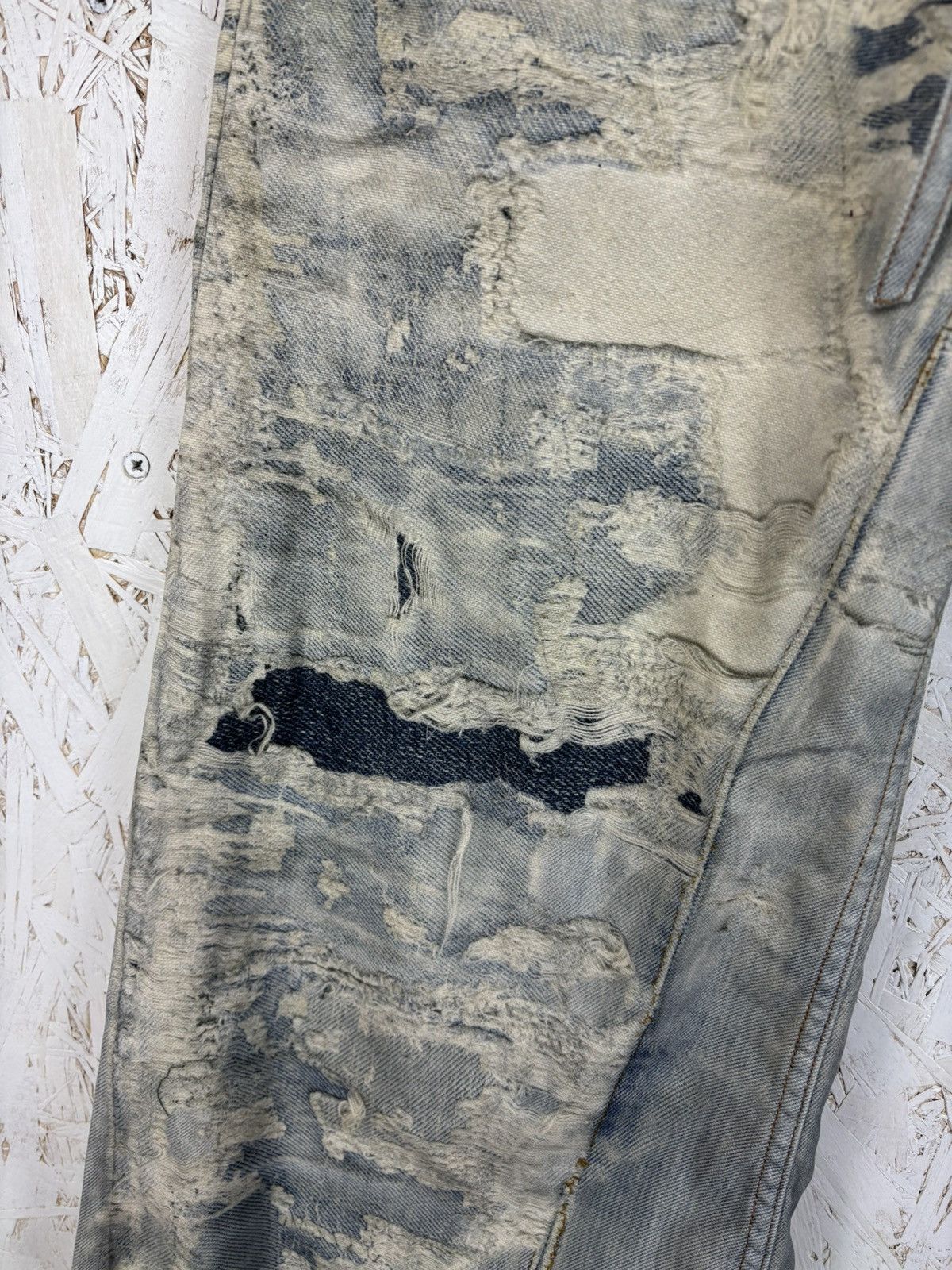 Acne Studios Acne Studios SS24 Digital Distressed Printed Jeans Size 25" / US 0 / IT 36 - 3 Thumbnail