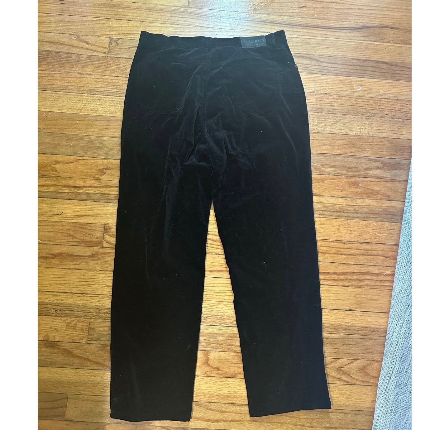 Lauren Ralph Lauren Lauren Ralph Lauren Black Velvet Pants Size 30" / US 8 / IT 44 - 6 Thumbnail