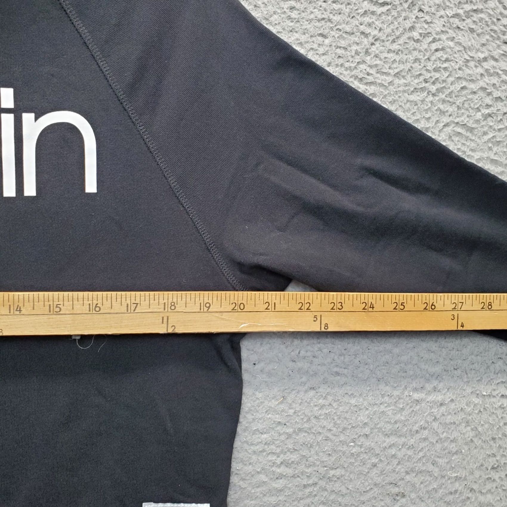 Calvin Klein Calvin Klein Performance Hoodie Womens XS Black Long Sleeve High Low Slit Logo Hoodie Size XS / US 0-2 / IT 36-38 - 3 Thumbnail