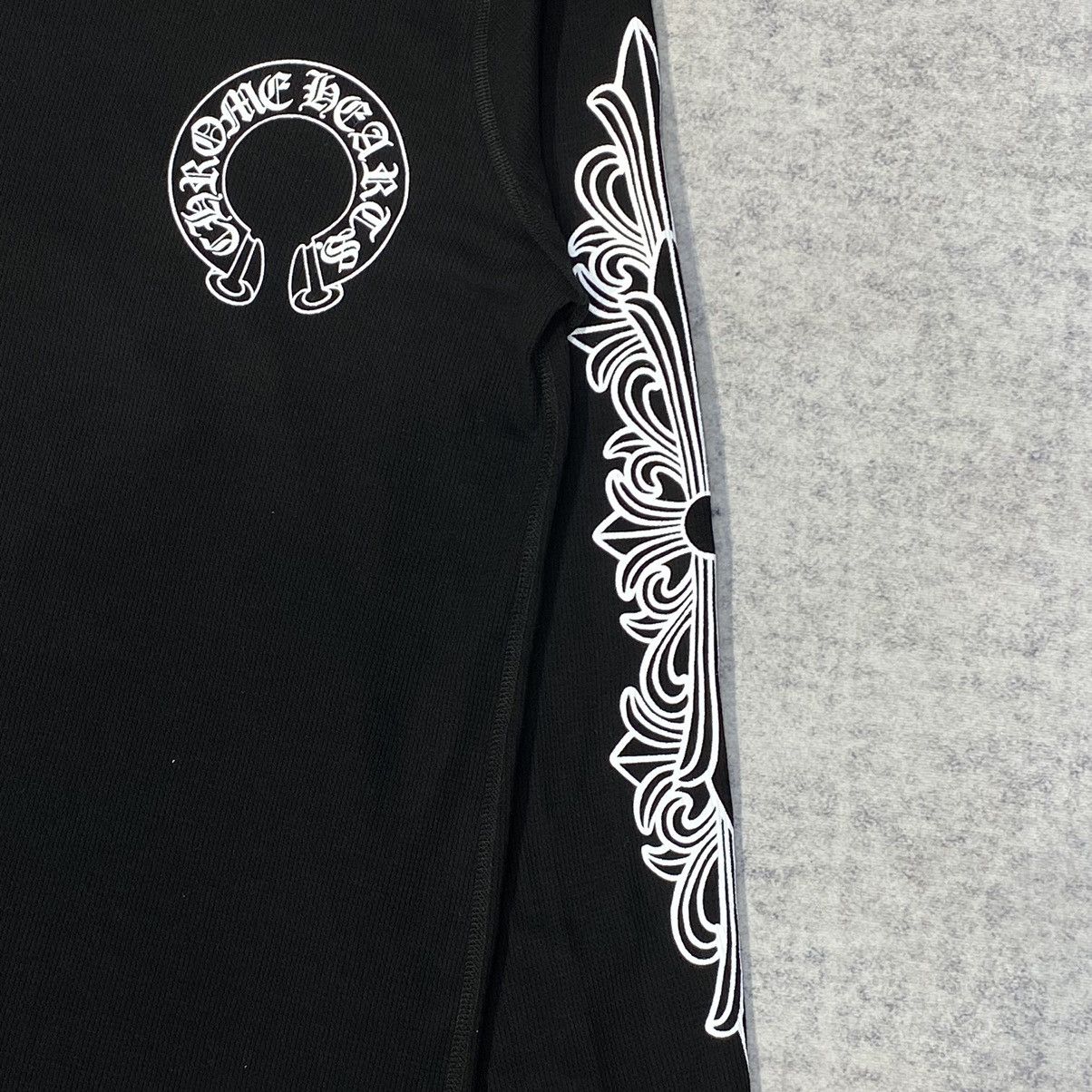Chrome Hearts Chrome Hearts horseshoe Thermal long t-shirt black Size US XL / EU 56 / 4 - 4 Thumbnail