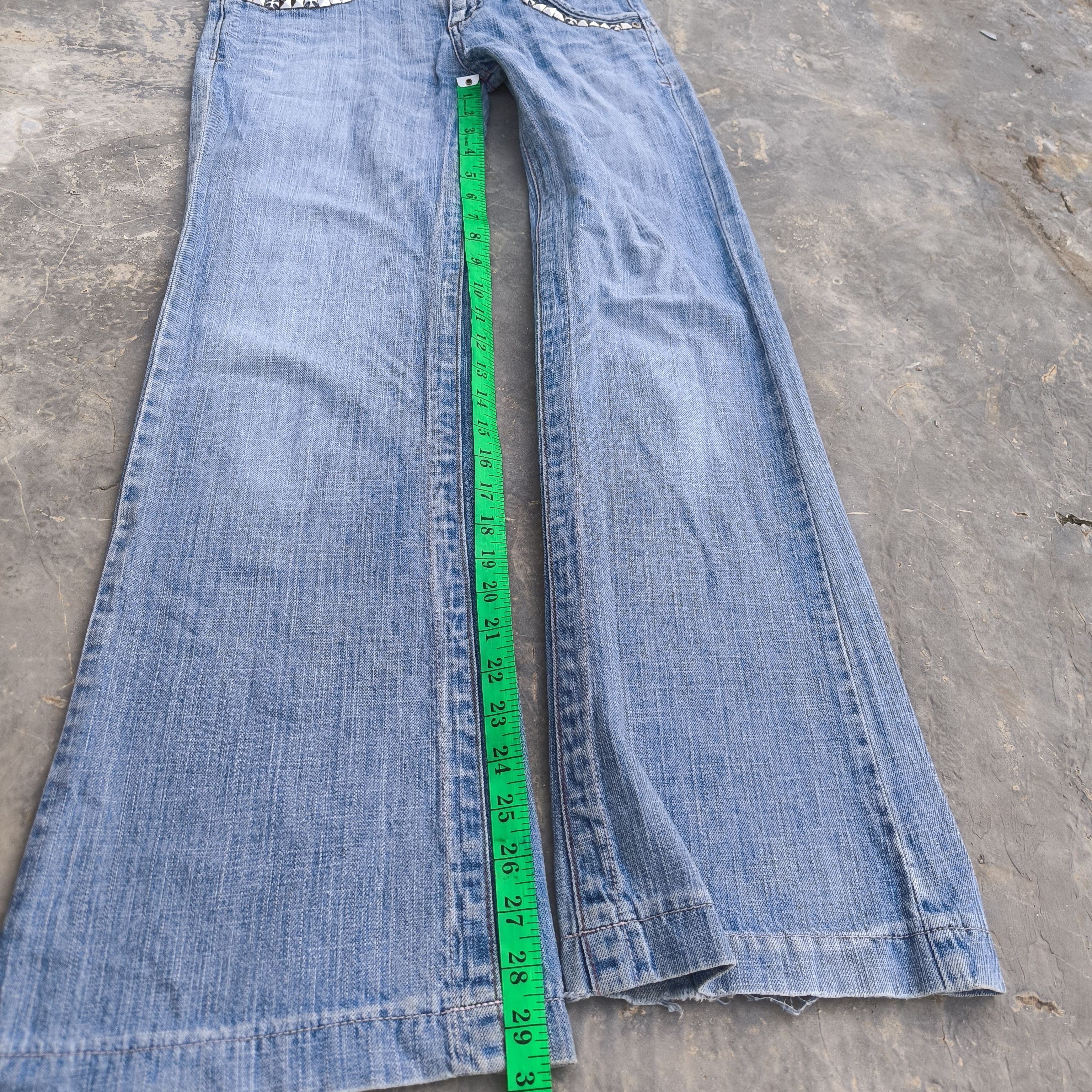 Japanese Brand Bootcut studded jeans camel road Size 28" / US 6 / IT 42 - 11 Thumbnail