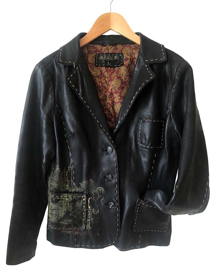 Other Raw 7 leather jacket Size L / US 10 / IT 46 - 1 Thumbnail