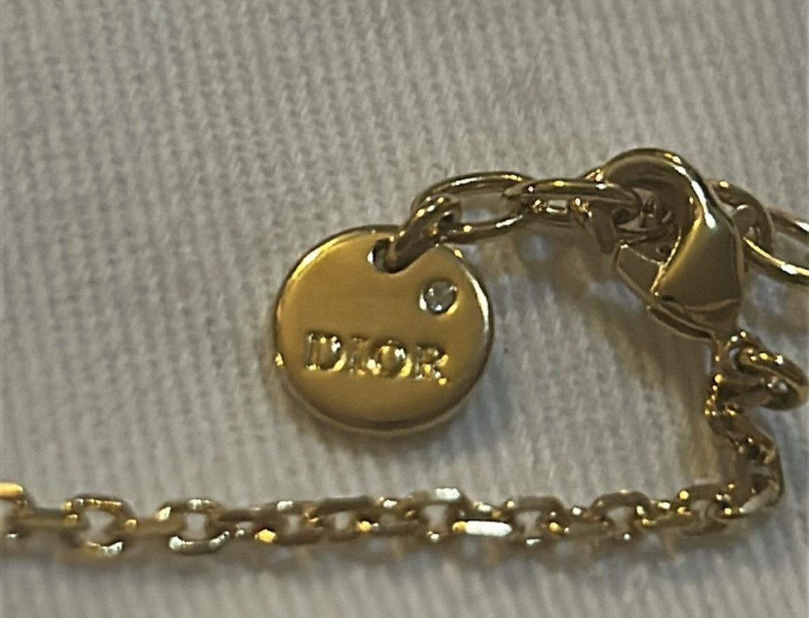 Dior Christian Dior PETIT CD NECKLACE Gold-Finish Metal Size ONE SIZE - 6 Thumbnail