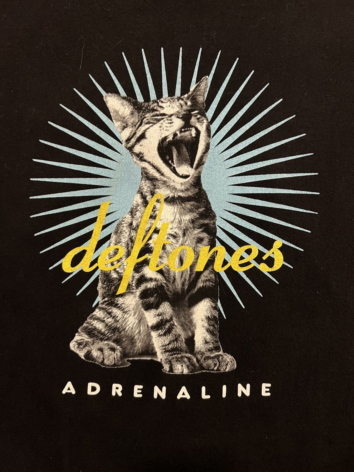 Vintage Vintage Deftones "Adrenaline" Cat Tee Size US XL / EU 56 / 4 - 4 Thumbnail