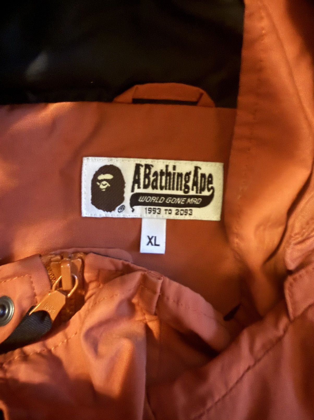 Bape BAPE Orange Anorak – XL (Fits Like L) Size US XL / EU 56 / 4 - 9 Thumbnail