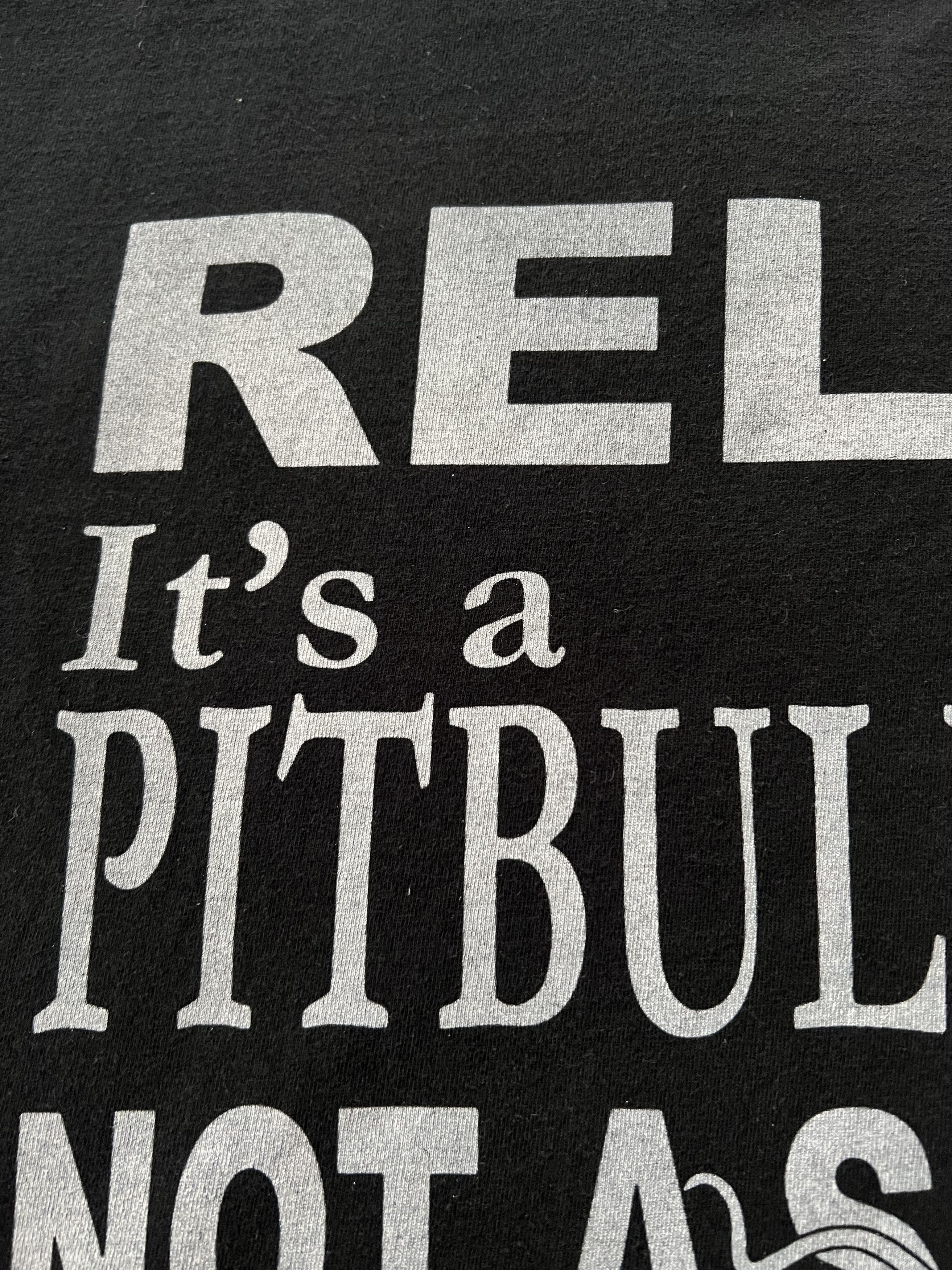 Vintage Vintage Y2K Relax Its a Pitbull Not a Snake Humor T-shirt Size US M / EU 48-50 / 2 - 4 Thumbnail