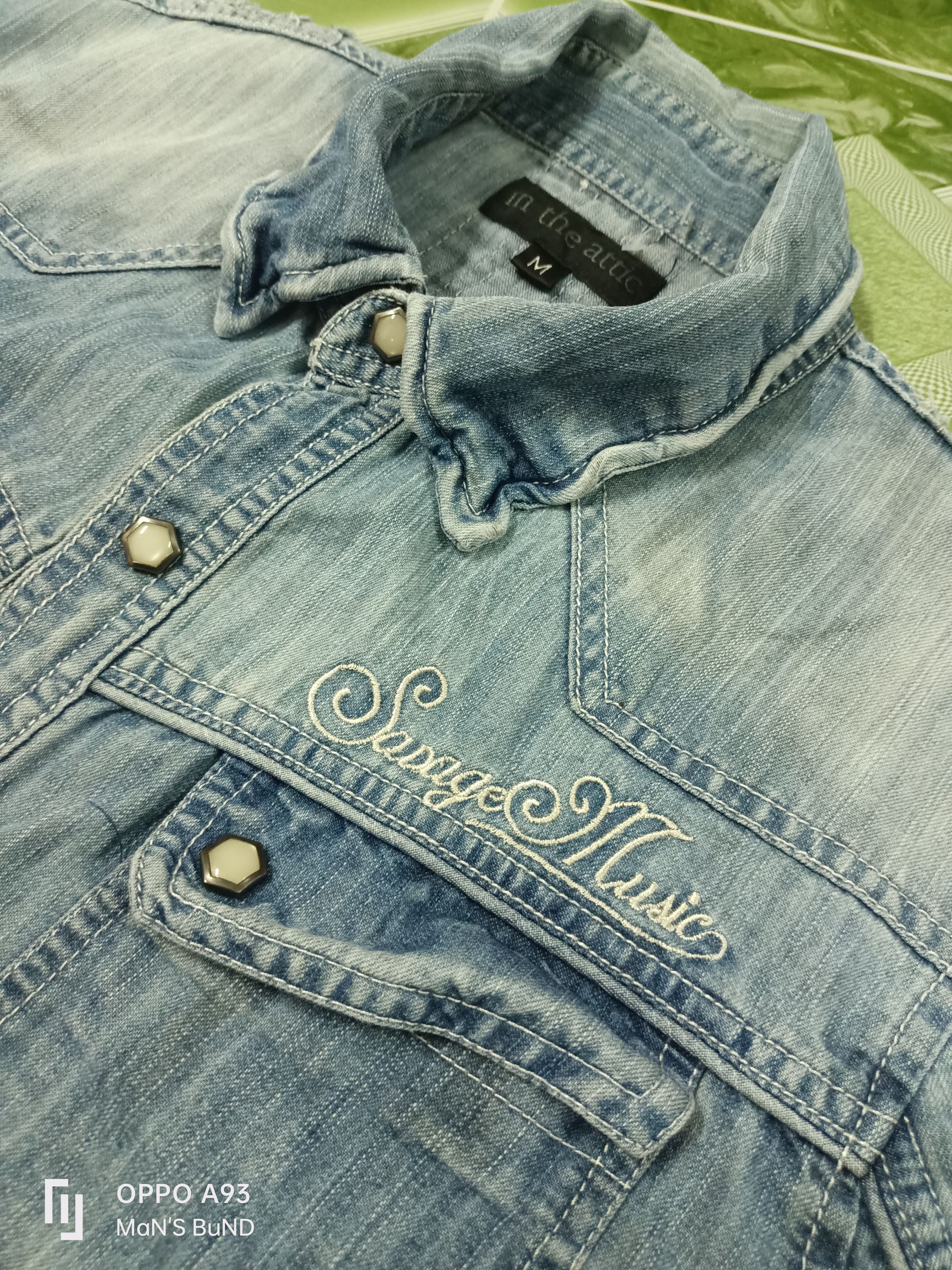 In The Attic × Japanese Brand In The Attic Button up blue Jeans Size M / US 6-8 / IT 42-44 - 3 Thumbnail