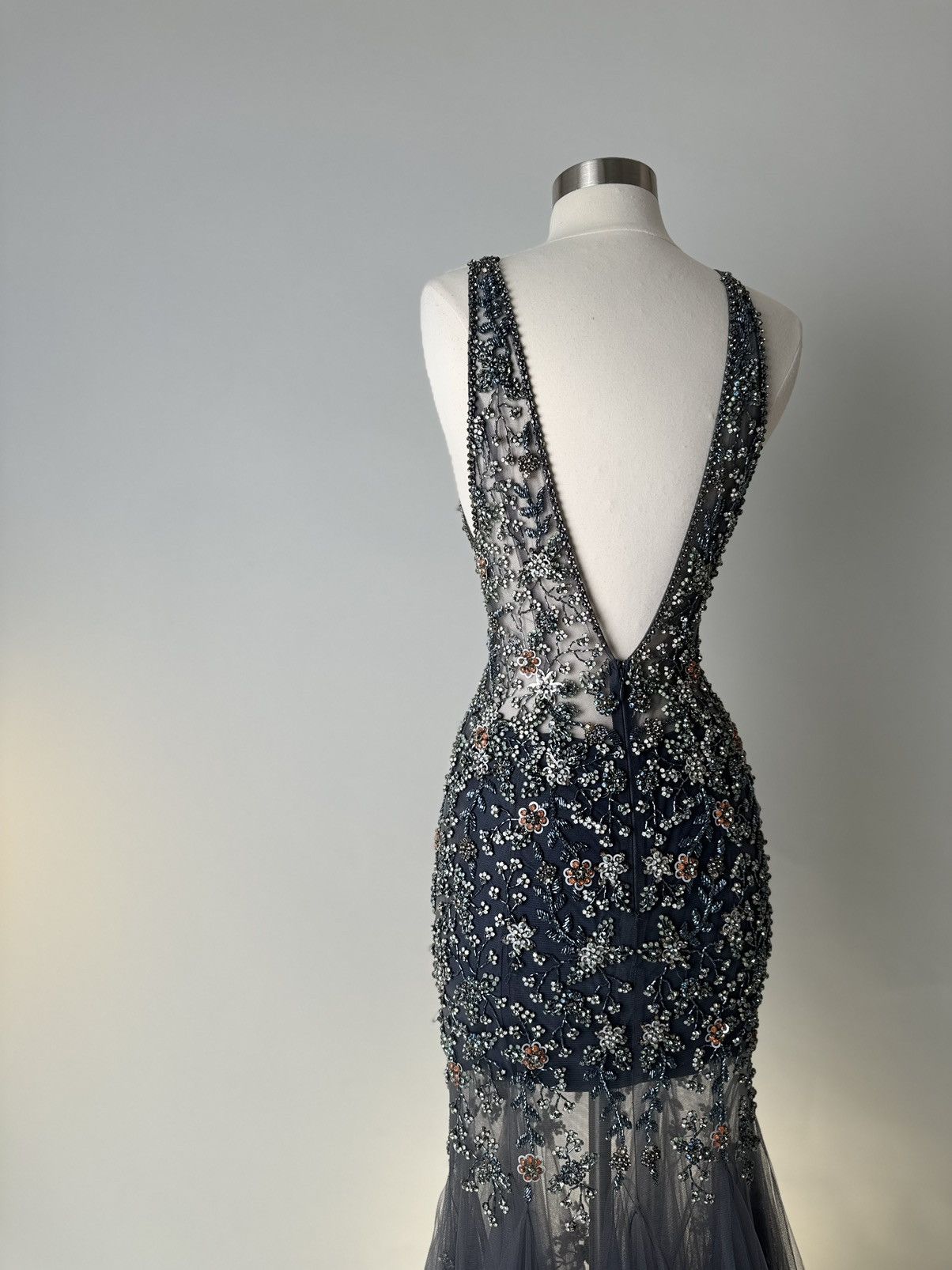 Other Brand New US 4 Jovani Maxi Beaded Evening Gown Size S / US 4 / IT 40 - 8 Thumbnail