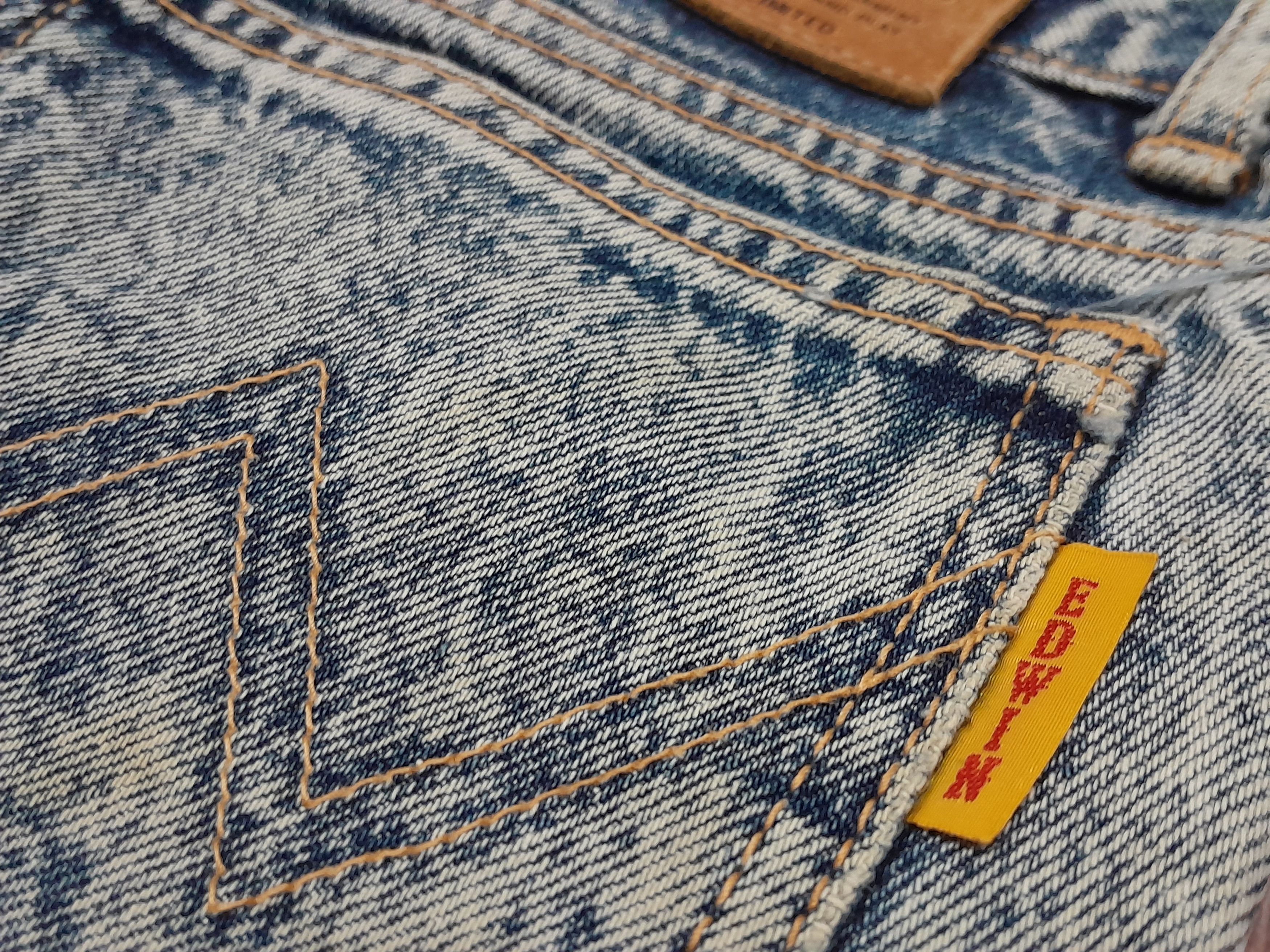 Edwin × Vintage Edwin Acid Wash Jeans Vintage Size US 31 - 18 Thumbnail
