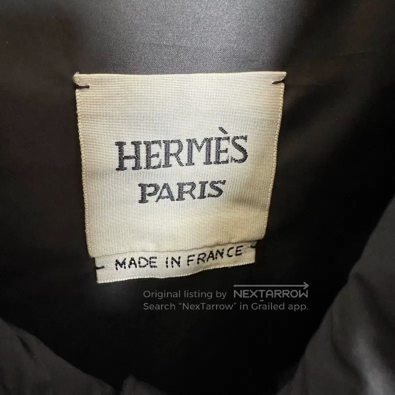 Hermes Hermes black twill cotton coat Size S / US 4 / IT 40 - 3 Thumbnail