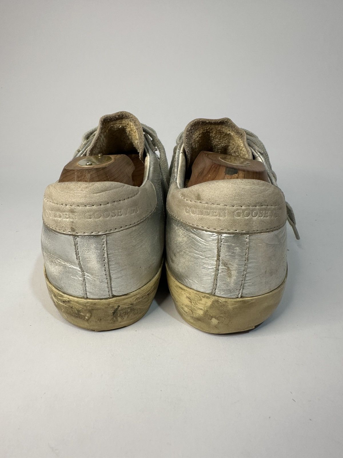 Golden Goose Golden Goose Superstar Silver Leather Men’s Sneakers Size US 6.5 / EU 39-40 - 5 Thumbnail