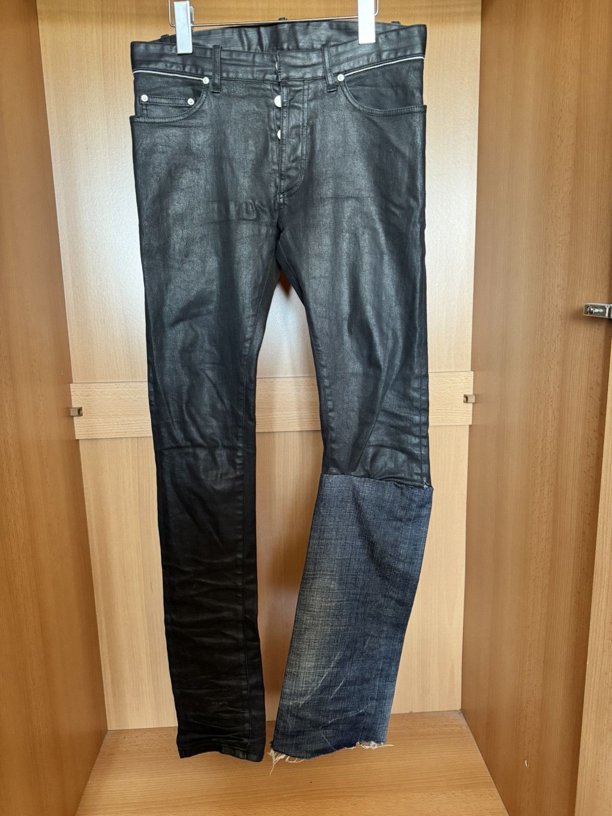 パンツ 15SS BALENCIAGA coated denim archive 15SS BALENCIAGA coated denim archive Balenciaga Waxed Denim