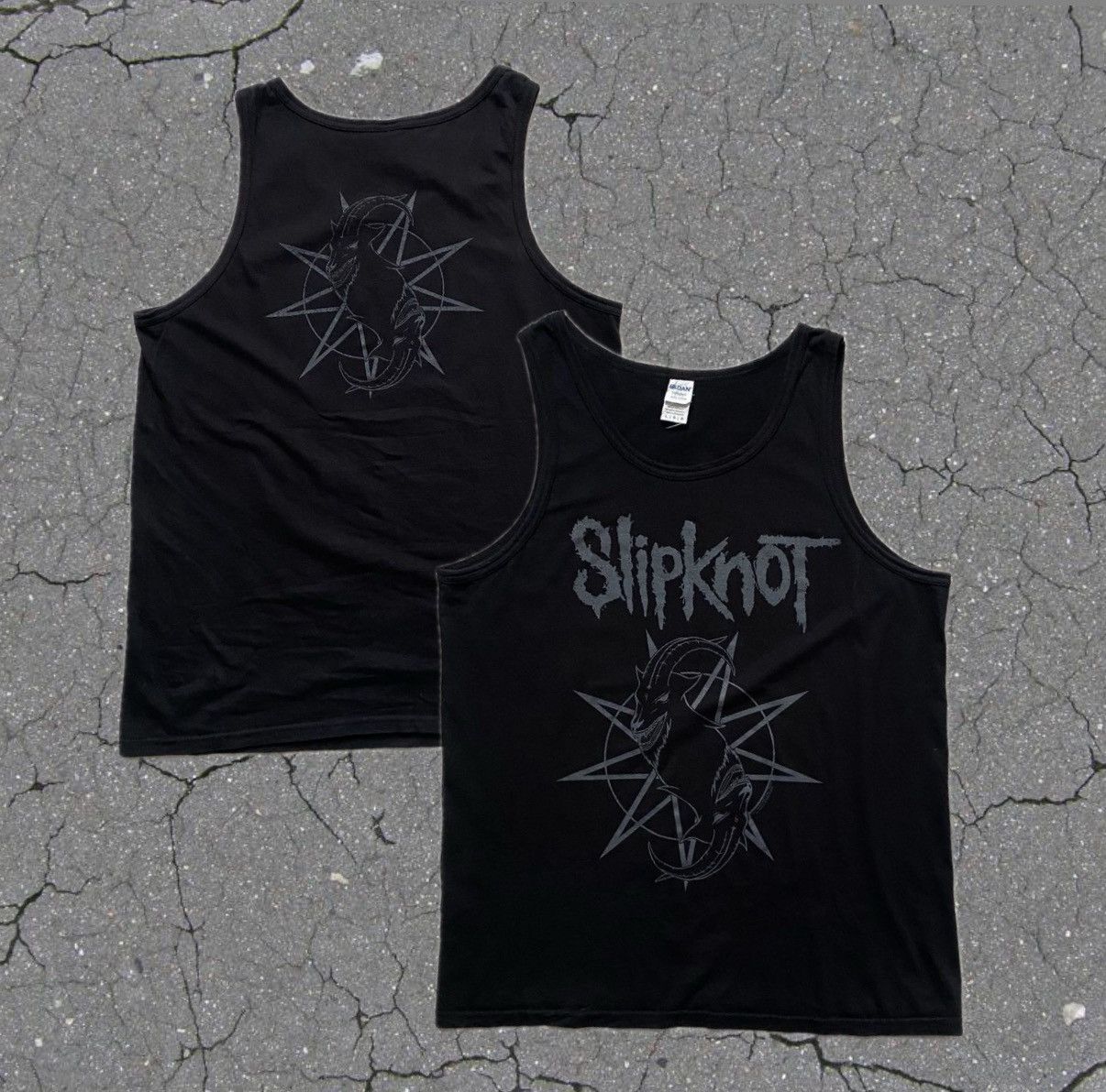 Band Tees Vintage Slipknot Rock Band Tees Sleeveless Size US L / EU 52-54 / 3 - 1 Thumbnail