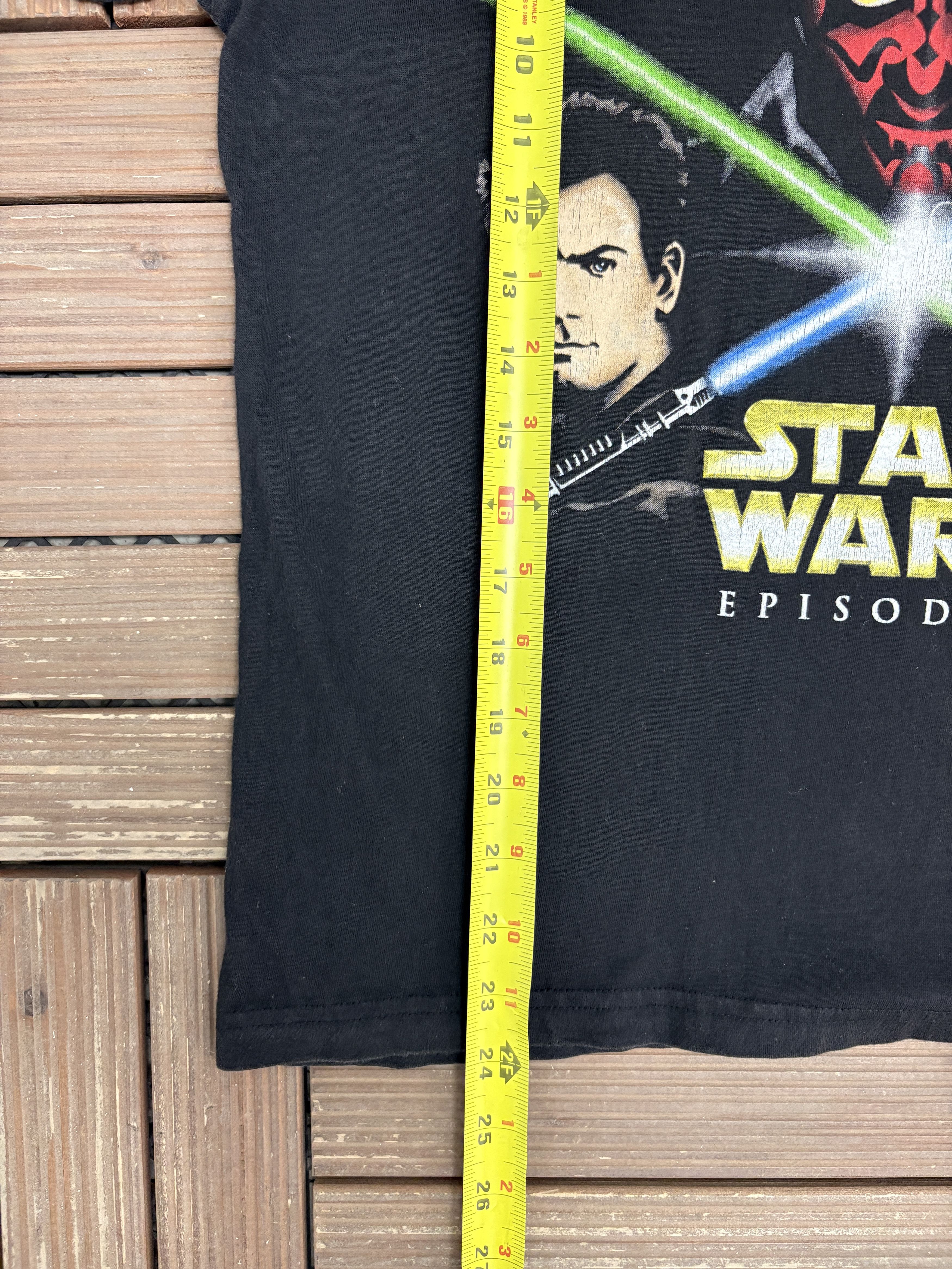 Vintage Star Wars Episode 1 Darth Maul Vintage Black T-Shirt Tee Size US M / EU 48-50 / 2 - 7 Thumbnail