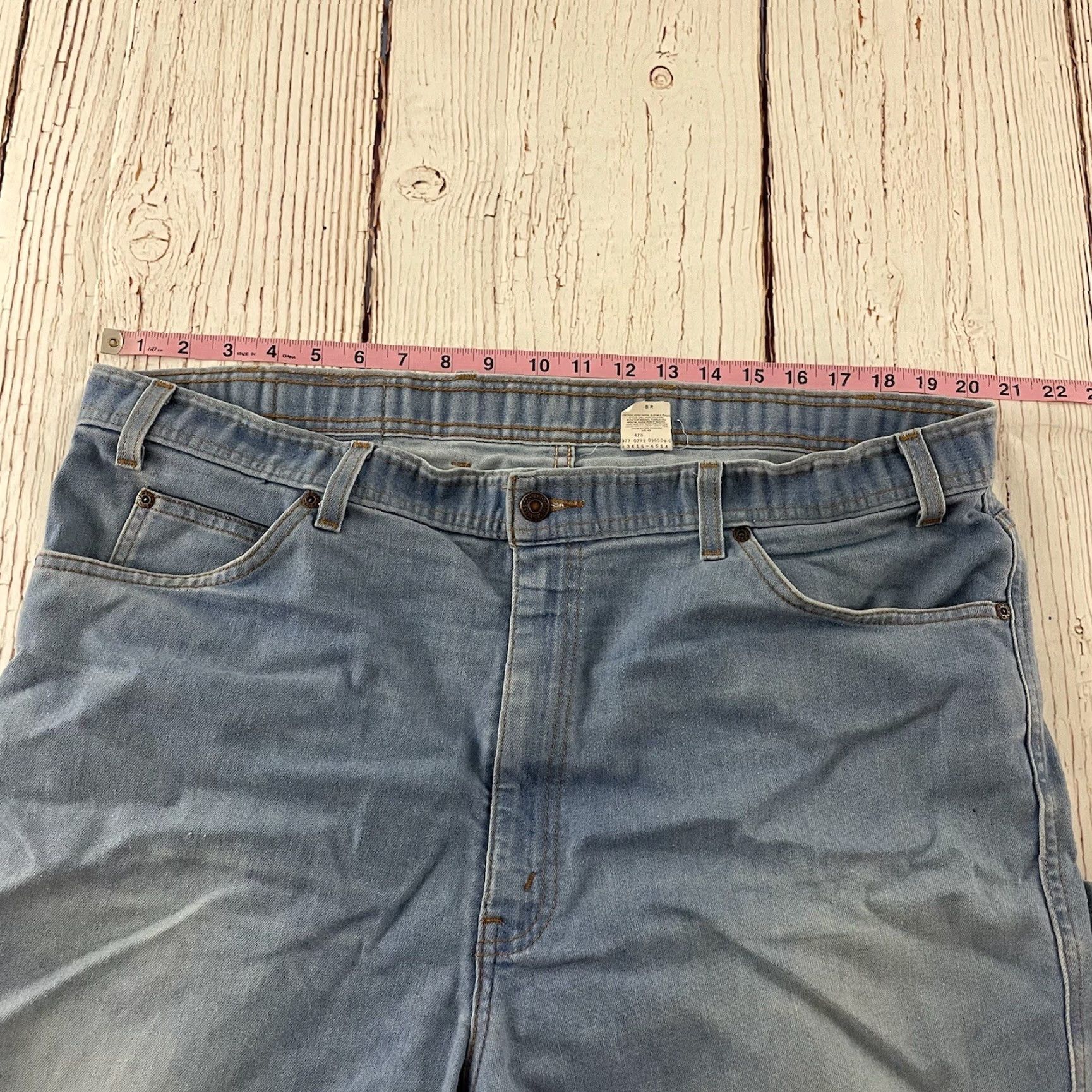 Levi's VINTAGE Levi's Jeans Blue Men 44x30 Action Straight Leg 1990s Vintage Levi's Action Jeans Blue 44x30 Men Jeans Blue 90s Size US 44 / EU 60 - 4 Thumbnail