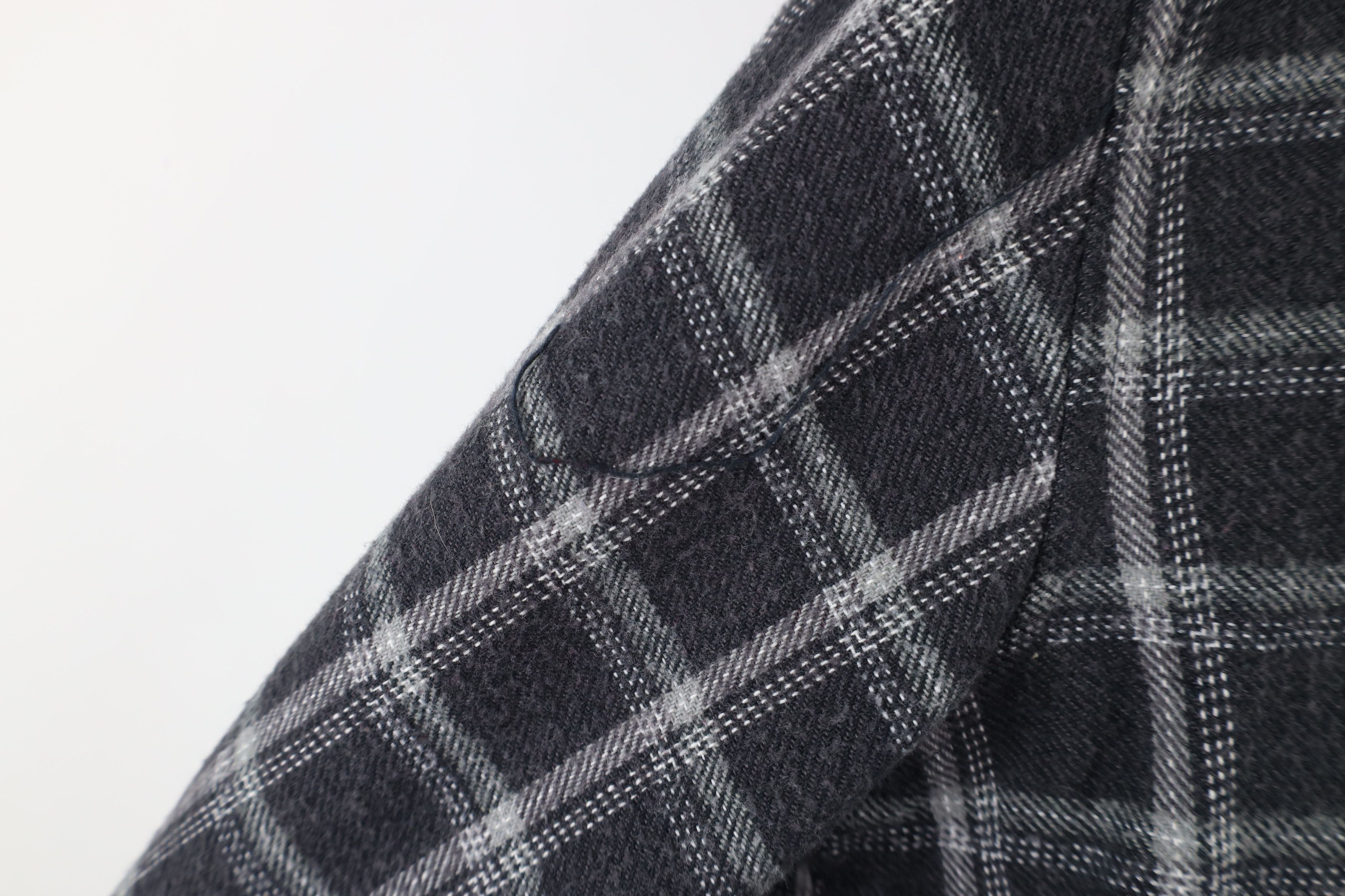 Vintage Vintage 90s Streetwear Zip Flannel Shirt Jacket Jac Shirt Size US L / EU 52-54 / 3 - 10 Thumbnail