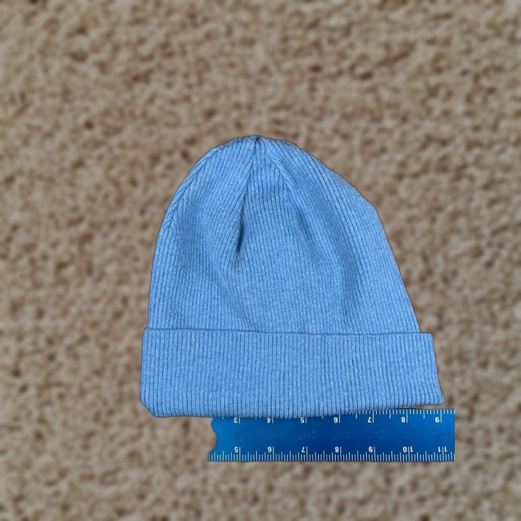 Vintage A New Day Beanie Toque Adult One Size Blue Knit Polyester Wool Blend Winter Size ONE SIZE - 1 Thumbnail