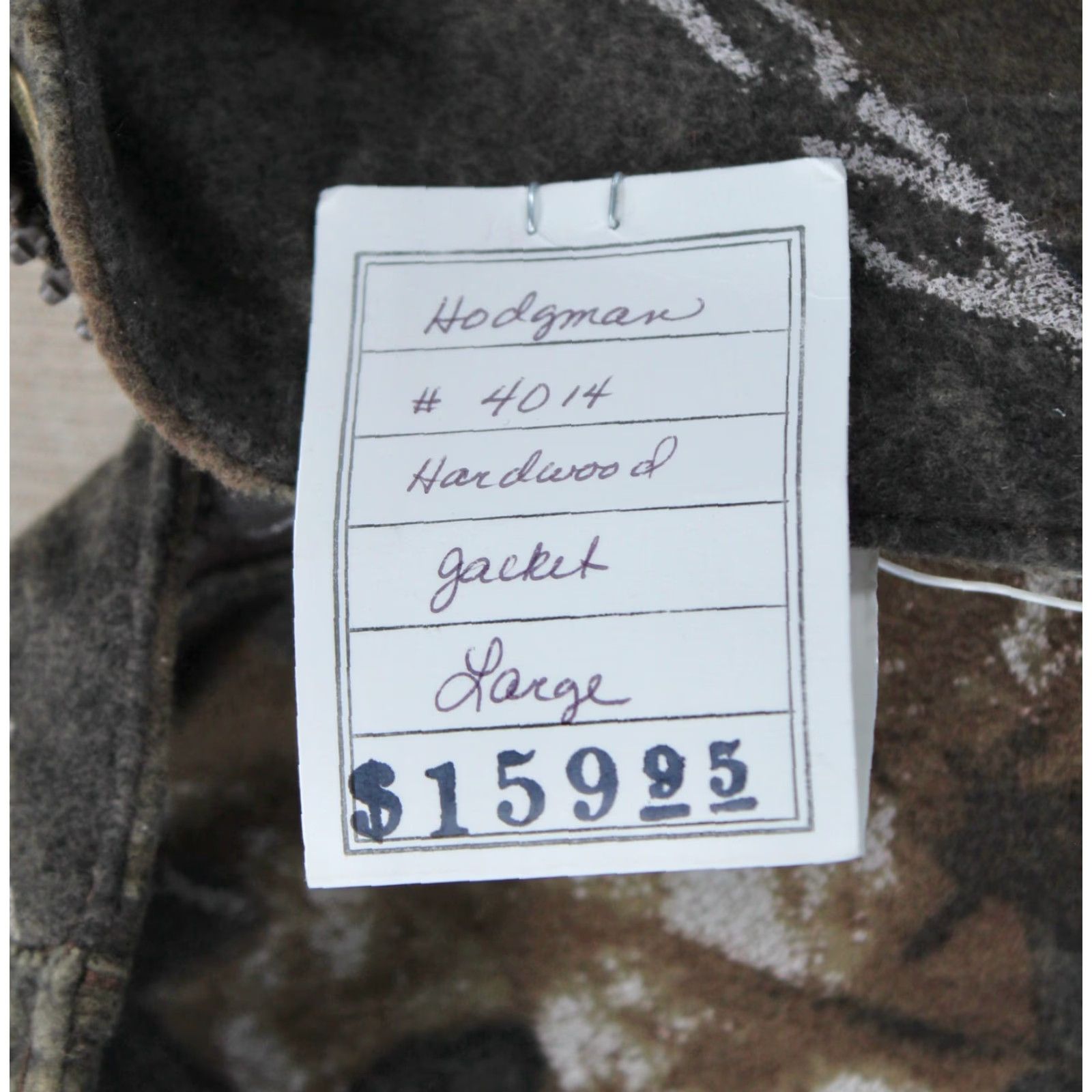 Vintage Hodgman Hunting Jacket Men’s VTG NOS 90s Fleece Camo Waterproof Sz L 1990s Brown"} Size US L / EU 52-54 / 3 - 7 Thumbnail