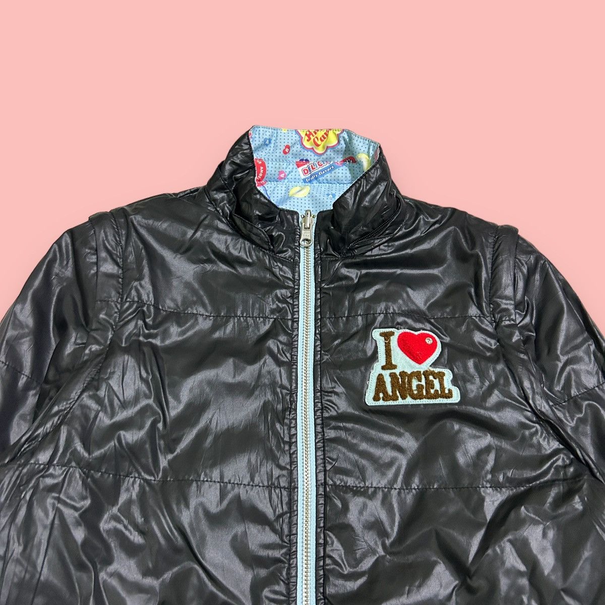 Angel Blue × Hysteric Glamour × Japanese Brand 1990s Angle Blue - Reversible Puffer Jacket Size US S / EU 44-46 / 1 - 12 Thumbnail