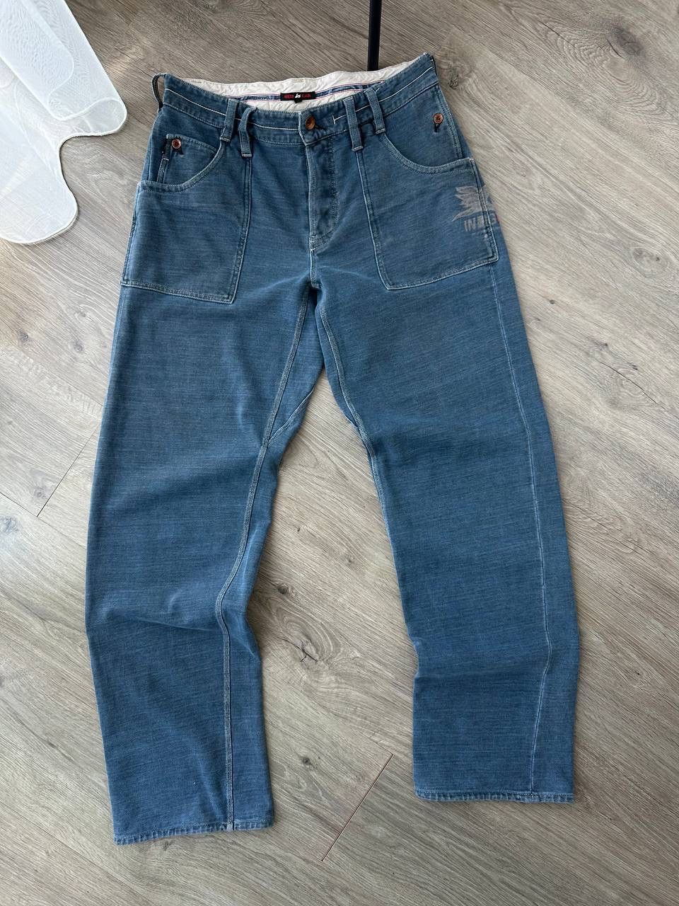 Japanese Brand × Vintage Vintage Japanese Red Ear Blue Faded Mens Pants Size US 32 / EU 48 - 2 Thumbnail