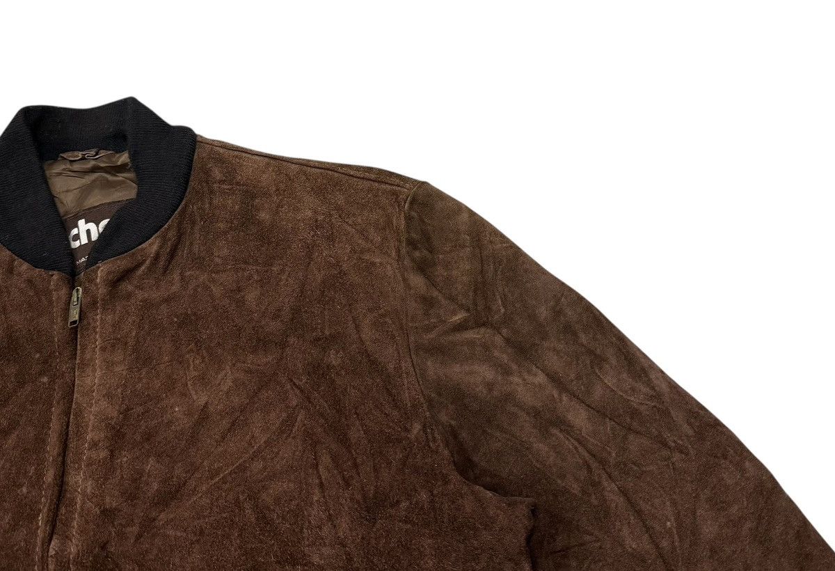Schott Vintage Schott Bomber Made In USA Suede Leather Jacket Size US M / EU 48-50 / 2 - 2 Thumbnail