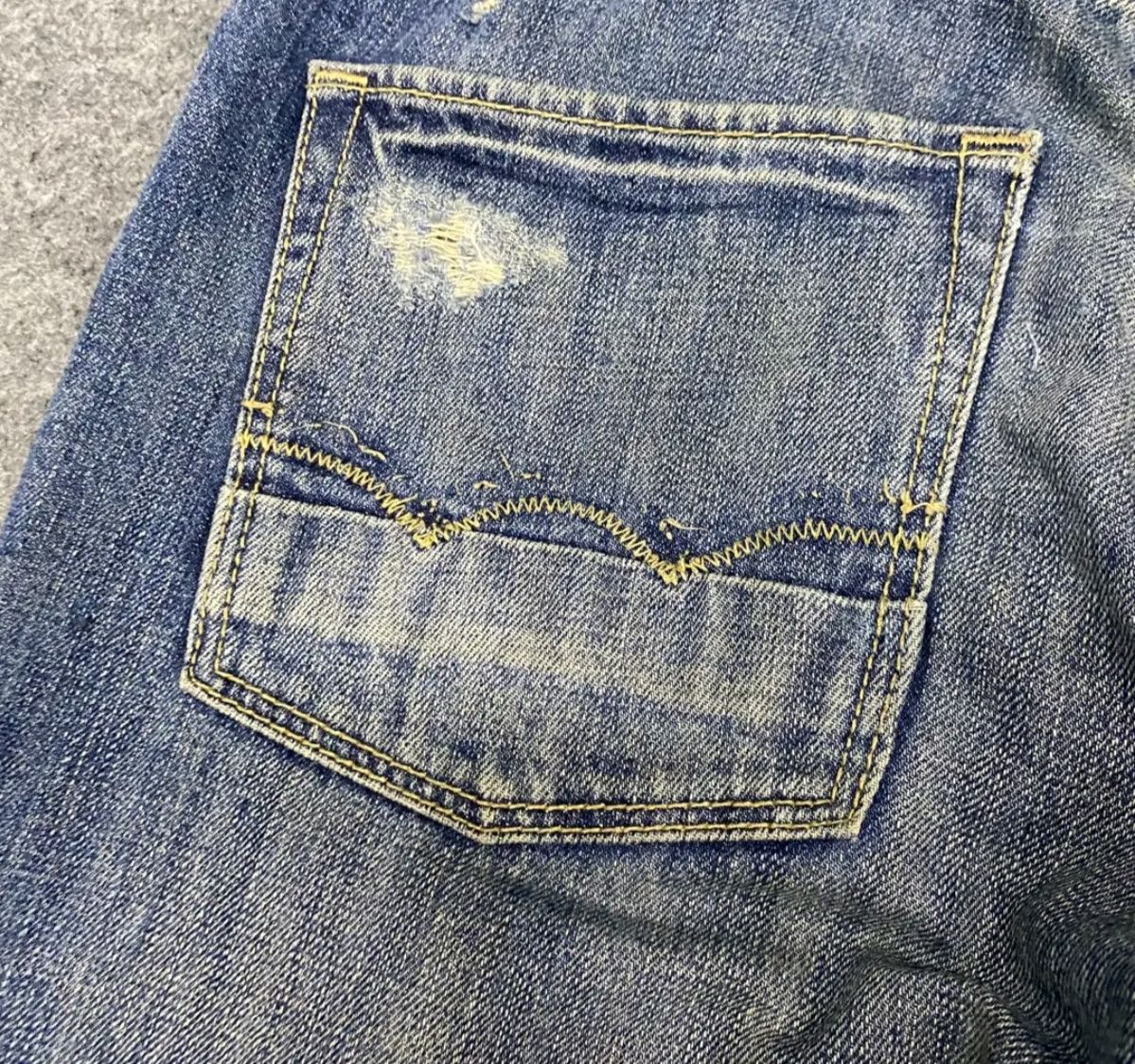 American Eagle Outfitters Vintage American Eagle Qutfitters Patchwork Denim Size US 32 / EU 48 - 11 Thumbnail