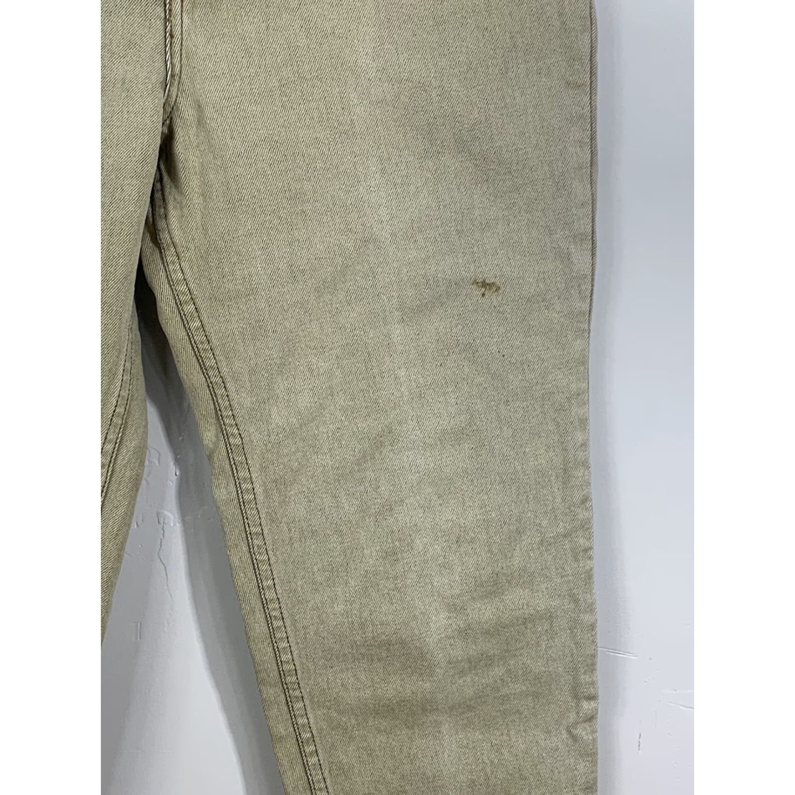 Vintage Calfornian By Paddocks Women Beige Pants Size 32 Denim Straight Pocket Zipper Casual Cotton Blend Regular Inseam 26 in #1172 Size 24" / US 00 / IT 34 - 8 Thumbnail