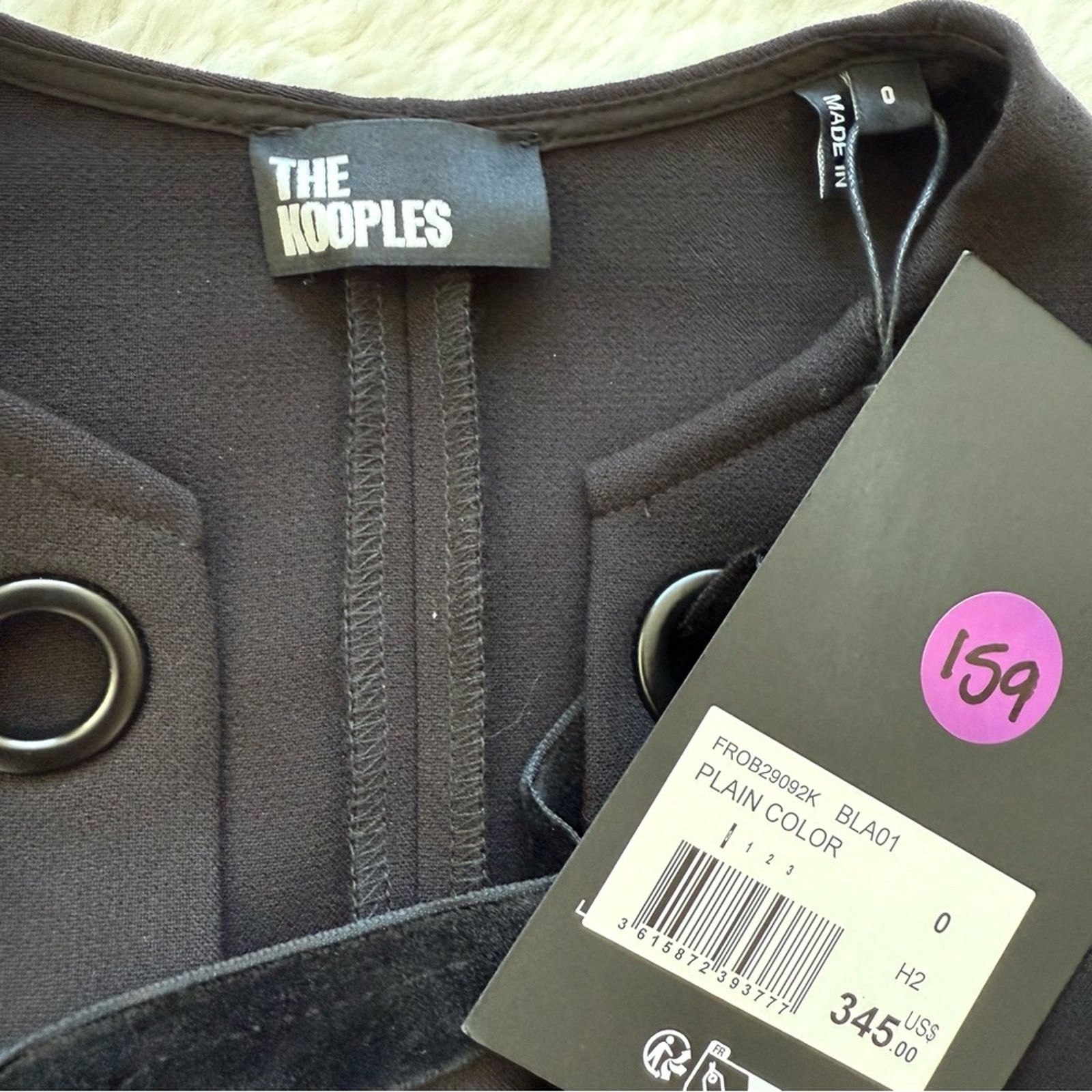The Kooples NWT!!! The Kooples lace up women mini dress size 0 or S 345$ Size S / US 4 / IT 40 - 8 Thumbnail