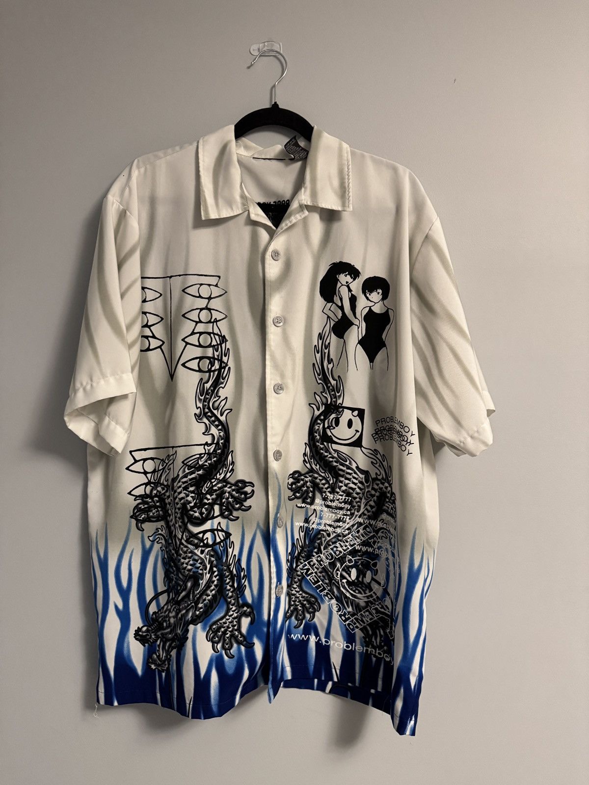 Designer 1 of 1 PROBLEMBOY Neon Genesis Evangelion Button Up Size US L / EU 52-54 / 3 - 1 Thumbnail