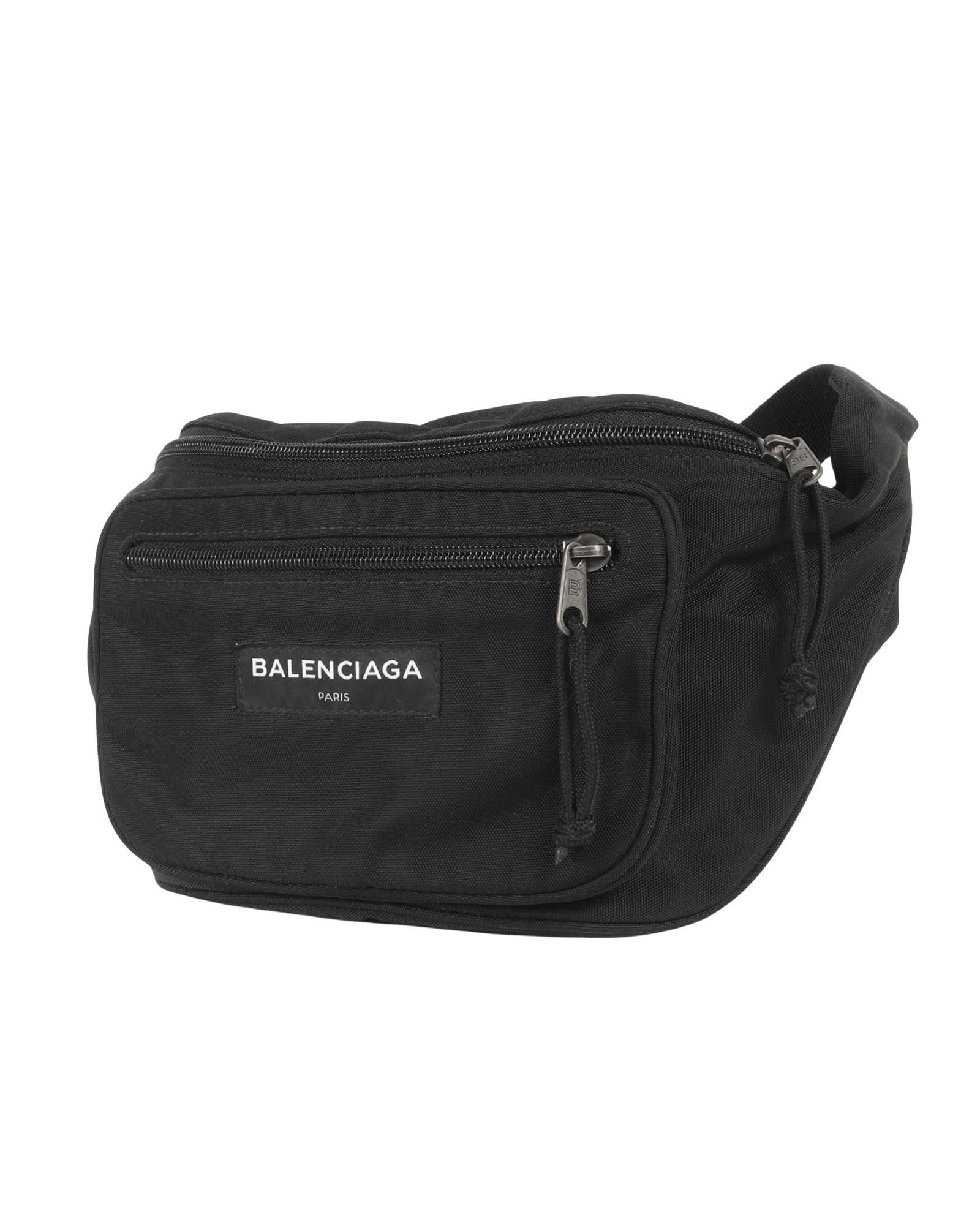 image of Balenciaga Contemporary Black Nylon Fanny Pack For Modern Convenience, Women's