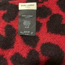 Saint Laurent Paris Saint Laurent 14fw Red Heart Caterpillar Scarf Size ONE SIZE - 4 Thumbnail