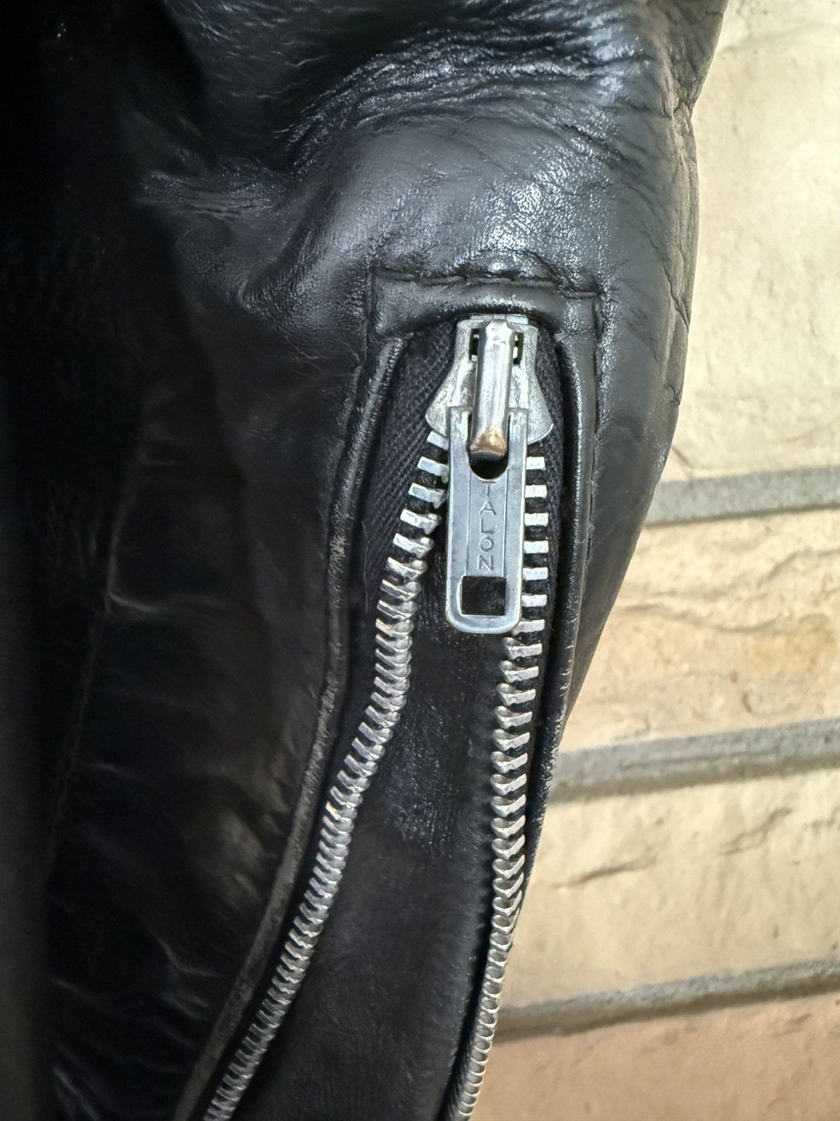 Vintage Vintage 60s Brooks Leather Motorcycle Jacket Size US XS / EU 42 / 0 - 7 Thumbnail