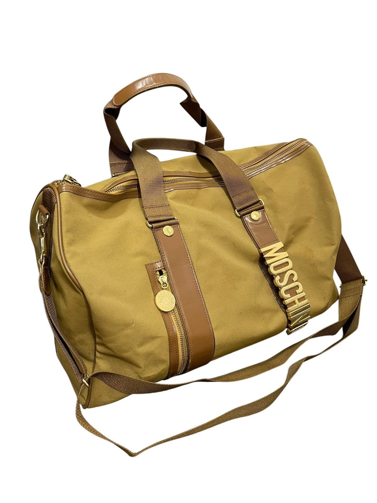 Moschino Vtg 90s Moschino Travel Bag prada julius dior amiri 1🟩3 Size ONE SIZE - 6 Thumbnail