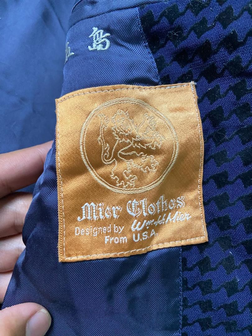 Japanese Brand Mier Clothes Golden Tweed Houndstooth Blazer (184) Size US XS / EU 42 / 0 - 3 Thumbnail