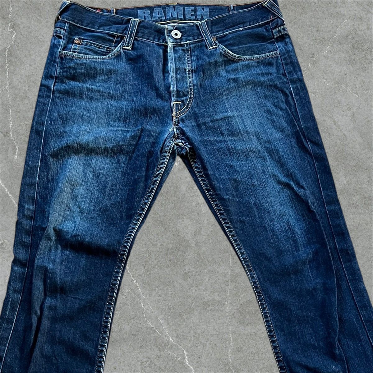 Evisu Evisu Ramen Jeans Blue M Size US 32 / EU 48 - 3 Thumbnail
