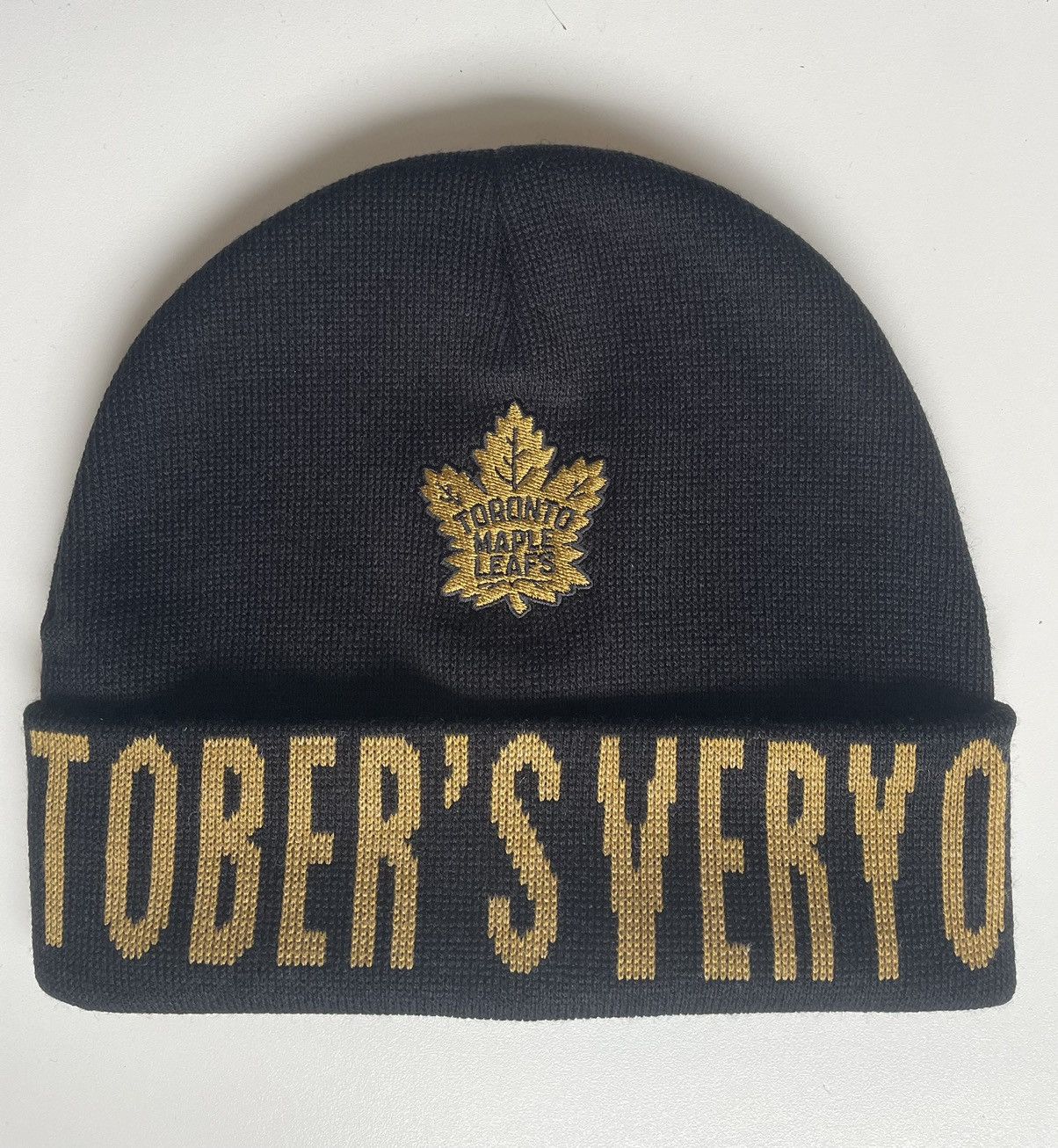 October's Very Own OVO X Toronto Maple Leafs Beanie BLACK Size ONE SIZE - 1 Thumbnail
