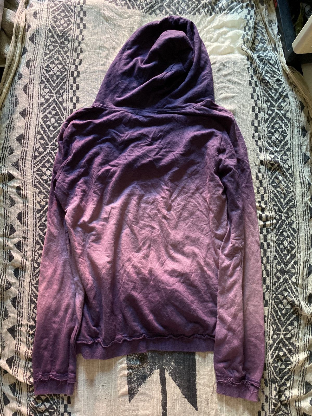 If Six Was Nine × Japanese Brand × Le Grande Bleu (L.G.B.) Japanese skip distressed double layers tie dye hoodie Size US M / EU 48-50 / 2 - 2 Thumbnail