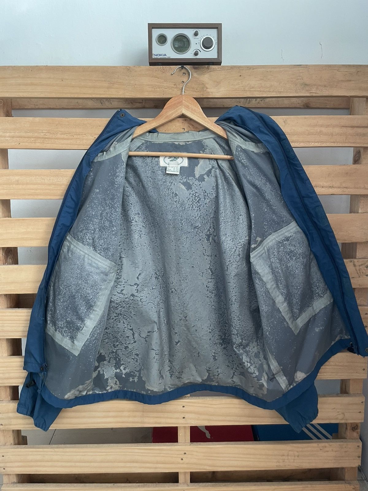L.L. Bean Vintage 80s LL Bean Fly Fishing Gorpcore Jacket L Blue Size US L / EU 52-54 / 3 - 2 Thumbnail