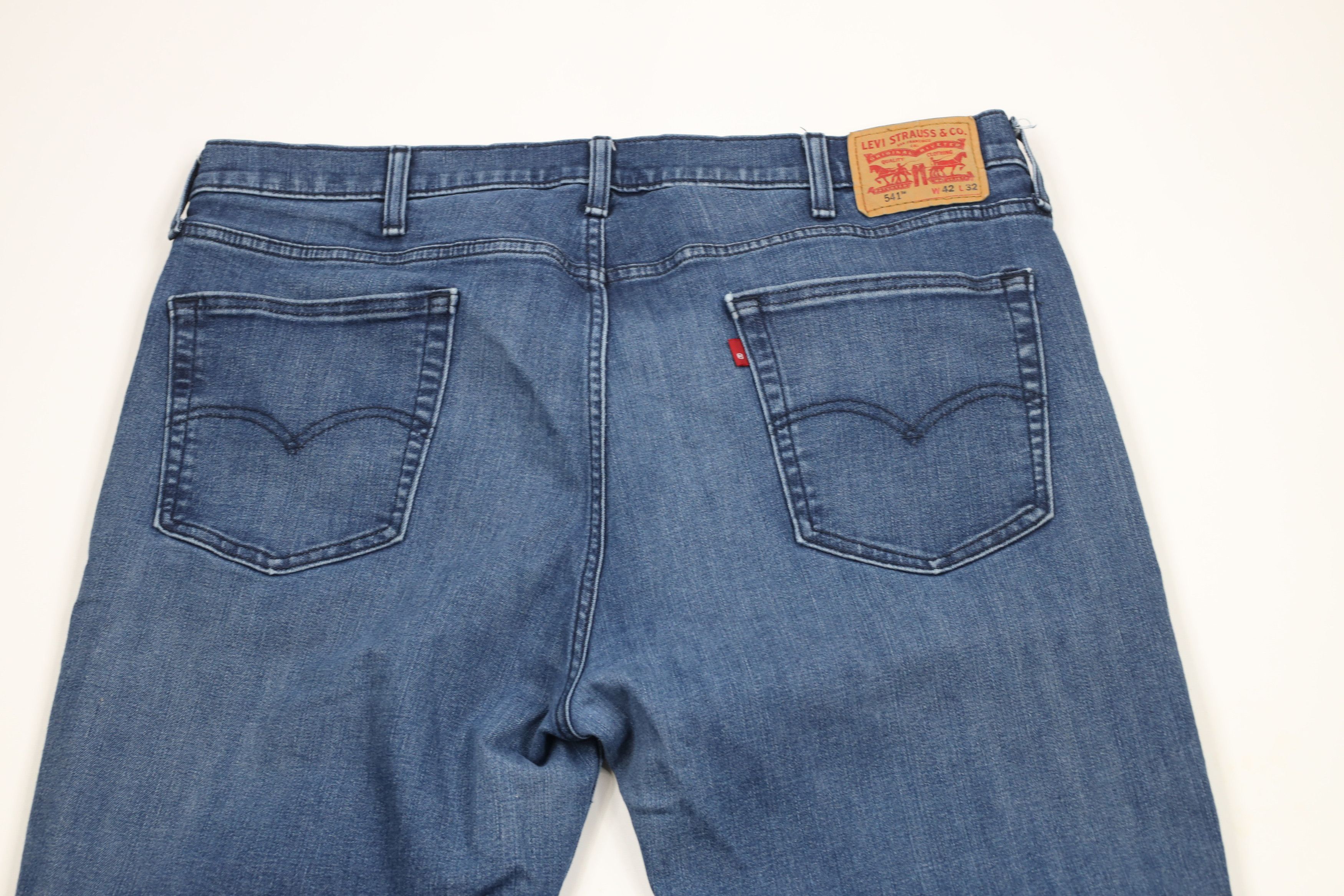 Levi's × Vintage Vintage Y2K Levis 541 Athletic Fit Stretch Denim Jeans Blue Size US 42 / EU 58 - 12 Thumbnail