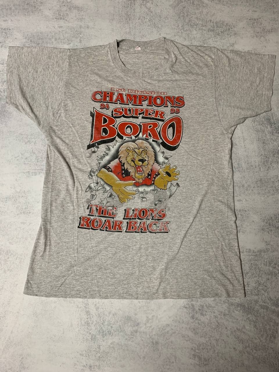 Vintage Super Boro championship vintage merch tee | Grailed