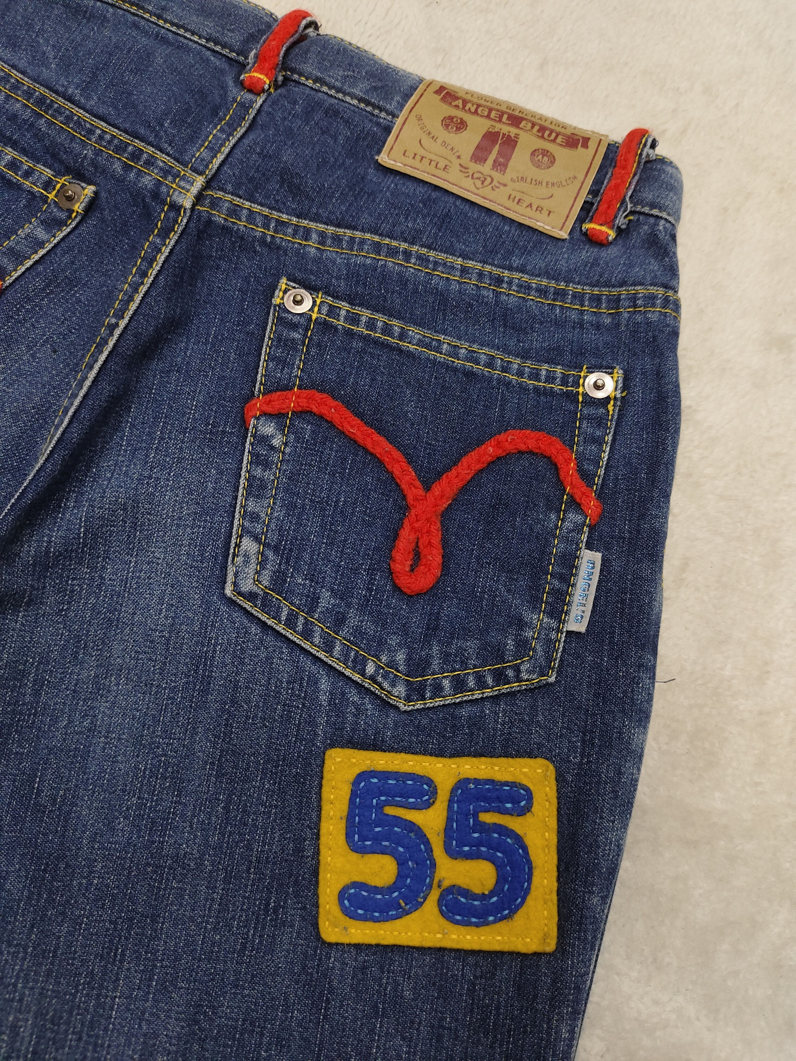 Angel Blue GRAIL🔥Vtg Angel Blue🇯🇵 Apple Pacth Jeans Size 26" / US 2 / IT 38 - 5 Thumbnail