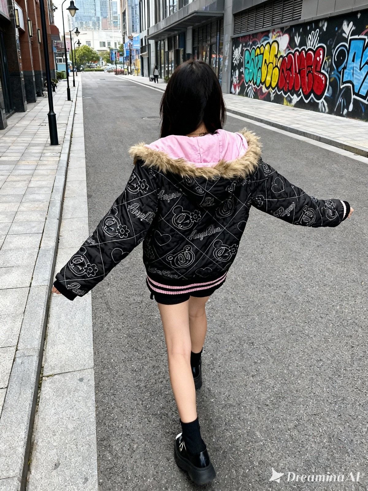 Angel Blue Angle Blue Fur Jakcet like if6w9 style Size US S / EU 44-46 / 1 - 2 Thumbnail