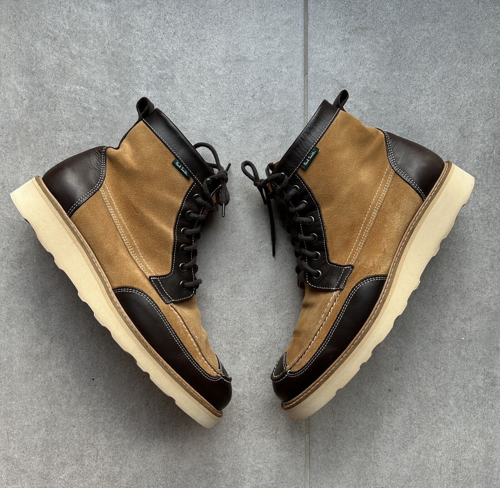 Paul Smith Paul Smith Mens Vibram Morflex Suede Leather Boots size UK-9 Size US 10 / EU 43 - 1 Thumbnail