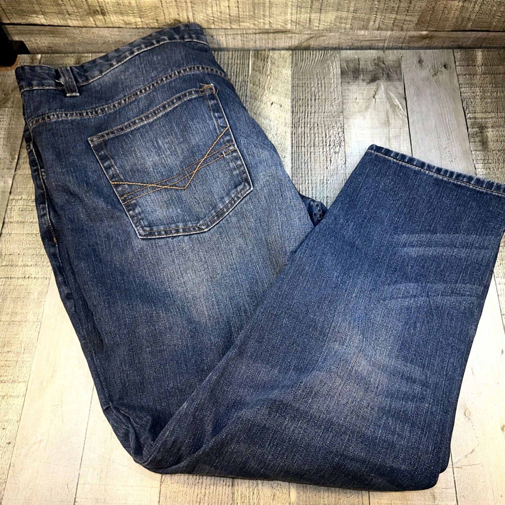 Vintage Legend Men's Jeans 46x32 Blue Tapered Size US 30 / EU 46 - 3 Thumbnail