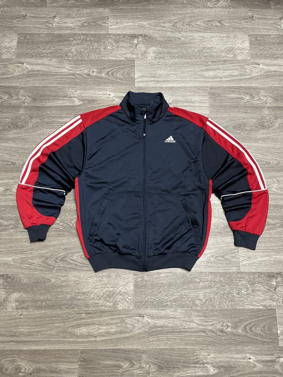 Adidas Vintage Adidas Track Jacket 3 Stripes 00s Size US S / EU 44-46 / 1 - 2 Thumbnail